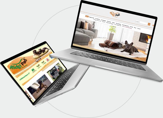 redesign online shop ridgi-pad